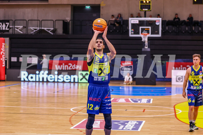 18.10.2024, Graz, Raiffeisen Sportpark Graz, Basketball Superliga 2024/25, Grunddurchgang, Runde 4, UBSC Raiffeisen Graz - BK IMMOunited Dukes