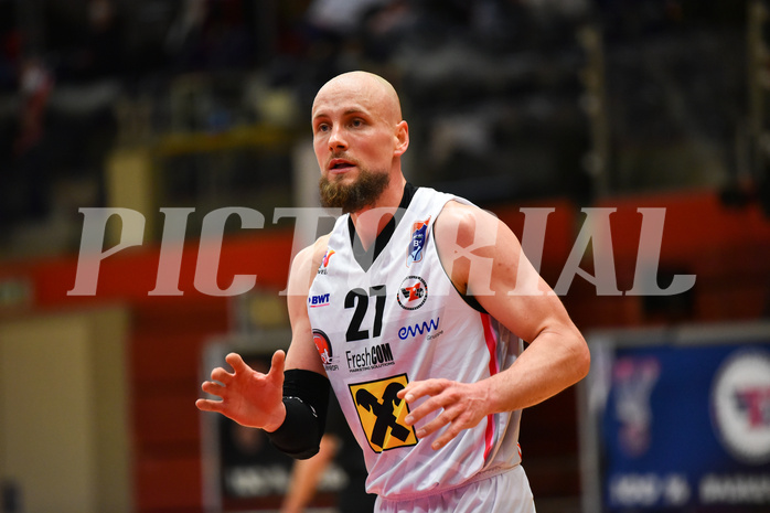 Basketball Superliga 2020/21, Grunddurchgang 18. Runde Flyers Wels vs. Klosterneuburg Dukes, Christian Von Fintel (27),