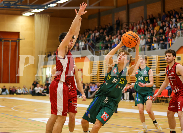 Basketball Zweite Liga 2023/24, Playoff Viertelfinale Spiel 1 Mistelbach Mustangs vs. Dornbirn Lions


