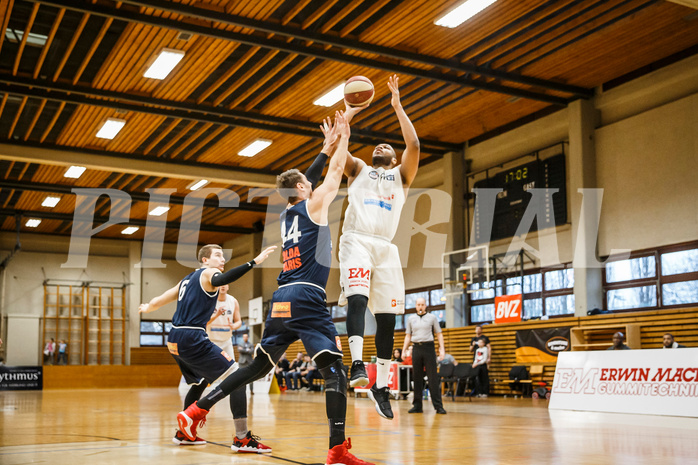 Basketball, Basketball Zweite Liga, Playoff: Viertelfinale 1. Spiel, Mattersburg Rocks, BBC Nord Dragonz, Gary WARE (14)