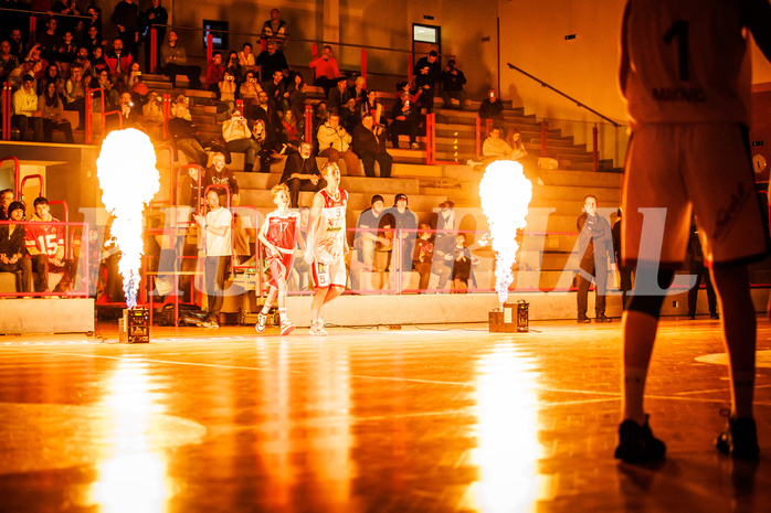 Basketball, win2day Basketball Superliga 2022/23, Grunddurchgang 21.Runde, Traiskirchen Lions, Flyers Wels, Hannes Joseph Kogelnik (5)