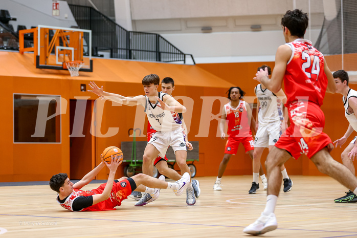 11.01.2025 Österreichischer Basketballverband 2024/25, SLMU19, Vienna United vs BC Vienna