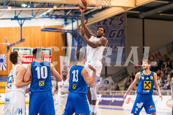 Basketball, ABL 2016/17, CUP VF, Oberwart Gunners, UBSC Graz, Jamari Traylor (9)
