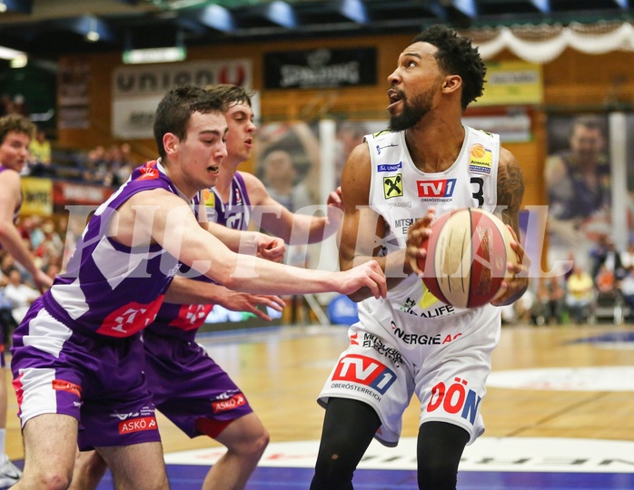 Basketball ABL 2018/19, Grunddurchgang 34.Runde Gmunden Swans vs. D.C. Timberwolves


