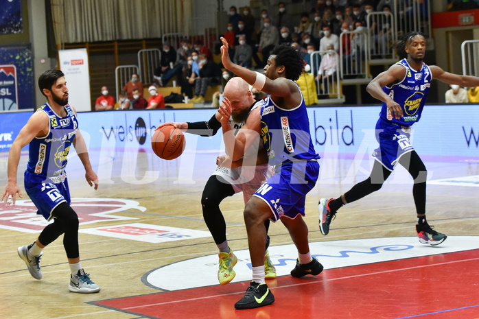 Basketball Superliga 2021/22, Grunddurchgang. 10.Runde Flyers Wels vs. Swans Gmunden