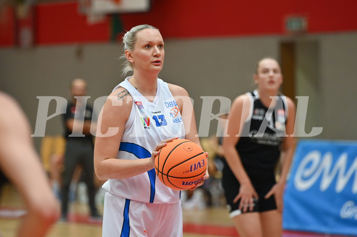 Basketball Superliga 2024/25, Supercup 1.Runde, DBB Wels vs Basket Flames Women,


