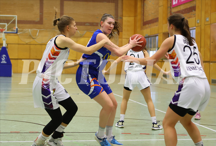 Basketball Damen Superliga 2022/23, Grunddurchgang 11.Runde Vienna United vs. DBB LZ OÖ


