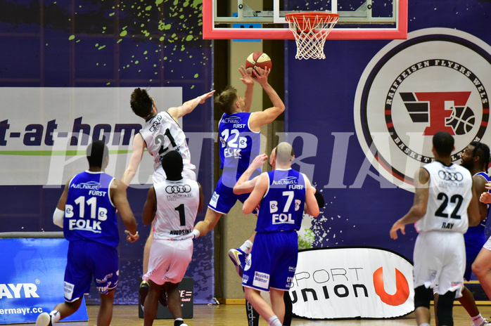 Basketball Superliga 2020/21, Grunddurchgang 13. Runde Flyers Wels vs. Oberwart