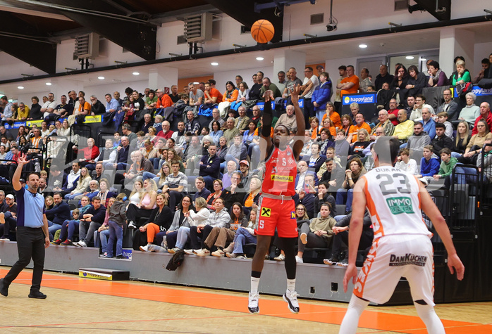 Basketball Superliga 2023/24, Grunddurchgang 22.Runde Klosterneuburg Dukes vs. Traiskirchen Lions


