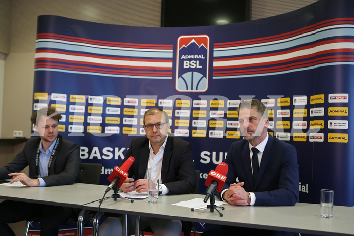 Basketball Superliga 2019/20, Pressekonferenz vs. 


