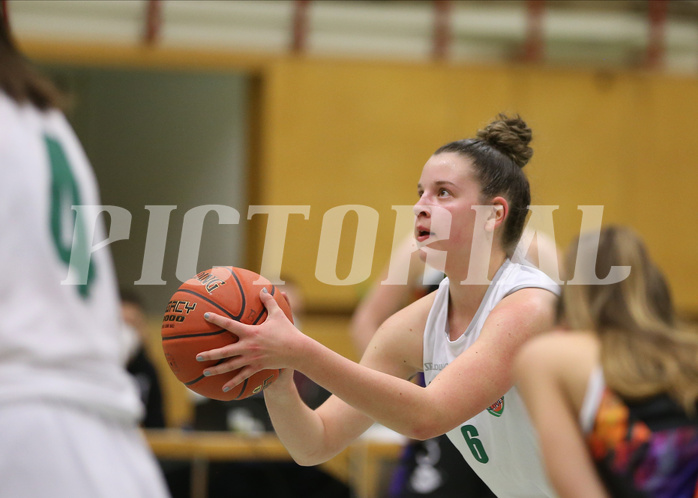 Basketball Damen Superliga 2021/22, Grundducrhgang 14.Runde Vienna United vs. KOS Celovec


