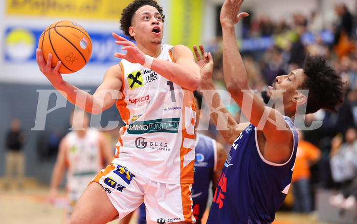 Basketball Superliga 2024/25, Grunddurchgang 14.Runde Klosterneuburg Dukes vs. BBC Nord Dragonz