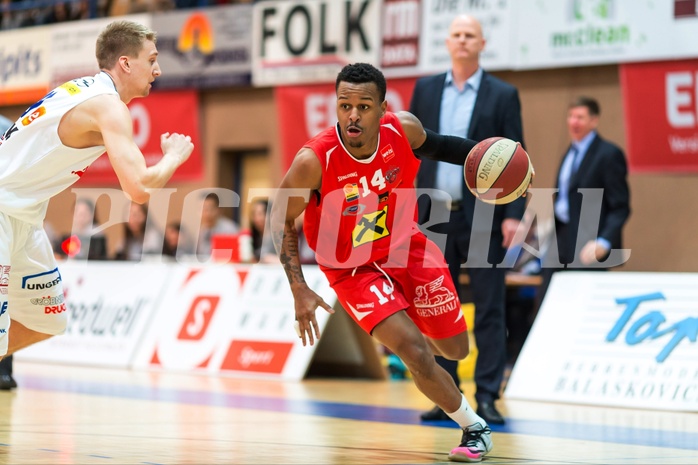 Basketball ABL 2015/16 Grunddurchgang 33.Runde Oberwart Gunners vs. WBC Wels