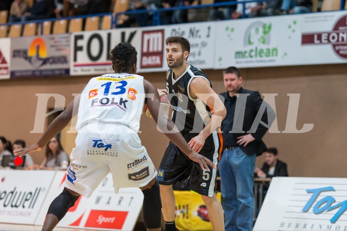 Basketball ABL 2015/16 Grunddurchgang 24.Runde Oberwart Gunners vs. Klosterneuburg Dukes