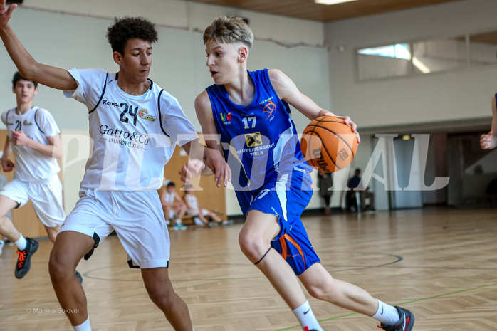 31.03.2025 Österreichischer Basketballverband 2024/25, SLMU14 Basket Flames WAT vs. FSN Baskets Wels