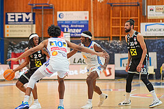Basketball Superliga 2024/25, 10.Plazierungsrunde Oberwart Gunners vs. Flyers Wels