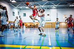 Basketball, Basketball Zweite Liga 2024/25, Grunddurchgang 1.Runde, Deutsch Wagram Alligators, Upper Austrian Ballers, Dominik Schachinger (9)