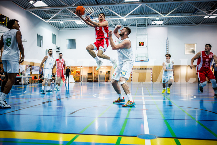 Basketball, Basketball Zweite Liga 2024/25, Grunddurchgang 1.Runde, Deutsch Wagram Alligators, Upper Austrian Ballers, Dominik Schachinger (9)