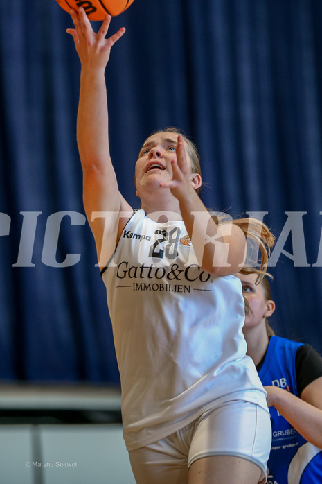 27.04.2025 Österreichischer Basketballverband 2024/25, SLWU16 VF Basket Flames UNION vs. DBB  Basketgirls Wels