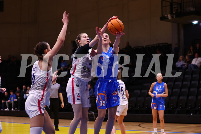 03.03.2024, Graz, Raiffeisen Sportpark, Basketball Damen Superliga 2023/24, Grunddurchgang 14.Runde, UBSC-DBBC Graz - DBB OCS Diamond Ladies Wels ,  