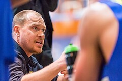 Basketball, ABL 2016/17, Grunddurchgang 15.Runde, Oberwart Gunners, Gmunden Swans, Bernd Wimmer (Headcoach)