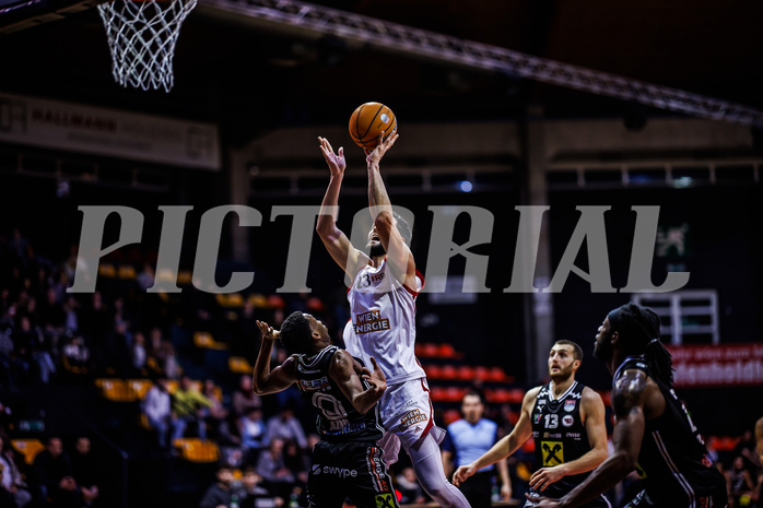 Basketball, Win2Day Superliga 2024/25, Grunddurchgang 17.Runde, BC Vienna, Flyers Wels, Ivan Gavrilovic (23)