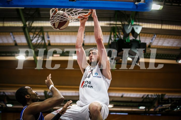 Basketball, bet-at-home Basketball Superliga 2020/21, Platzierungsrunde 9.Runde, Kapfenberg Bulls, Oberwart Gunners, Alexander James Herrera (44)