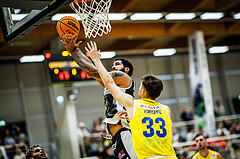 Basketball, Win2Day Superliga 2023/24, Grunddurchgang 4.Runde, SKN St. Pölten, Gmunden Swans, Trey Alex Moses (24)