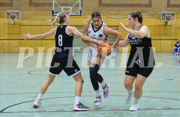 Basketball Damen Superliga 2023/24, Grunddurchgang 10.Runde Vienna United vs. Basket Flames



