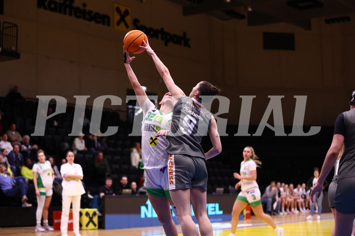 02.03.2025, Graz, Raiffeisen Sportpark, Basketball Damen Superliga 2024/25, Grunddurchgang, 14.Runde, UBI Graz vs. Klosterneuburg Duchess,  