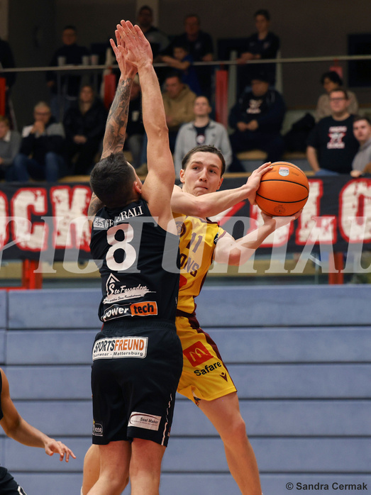 Basketball Zweite Liga 2024/25, Grunddurchgang 14.Runde Traiskirchen Lions NextGen vs. Mattersburg Rocks


