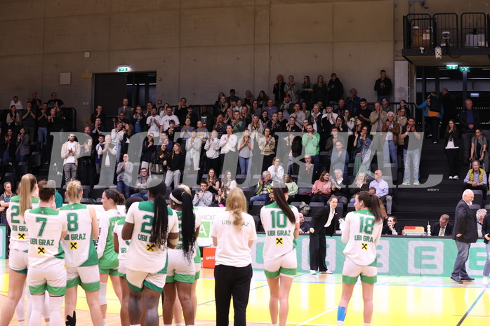 17.04.2025, Graz, Raiffeisen Sportpark, Basketball Damen Superliga 2024/25, Finale Spiel 3, UBI Graz vs. Klosterneuburg Duchess, 17.04.2025, Graz, Raiffeisen Sportpark, Basketball Damen Superliga 2024/25, Finale Spiel 3, UBI Graz vs. Klosterneuburg Duchess,