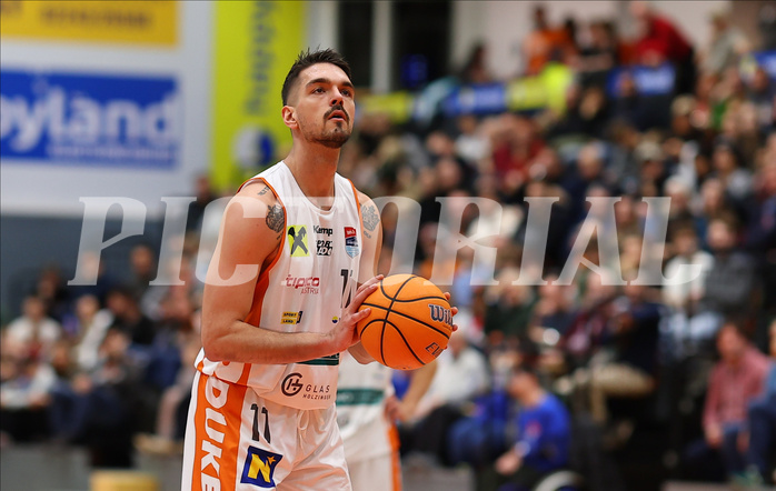 Basketball Superliga 2024/25, Grunddurchgang 15.Runde Klosterneuburg Dukes vs. BC Vienna