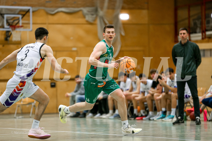Basketball Zweite Liga 2024/25, Grunddurchgang 14.Runde Vienna United vs. Future Team Steiermark