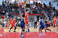 Basketball Superliga 2024/25, Playoff, Viertelfinale Spiel 1, Flyers Wels vs BBC Nord Dragonz,
