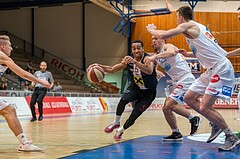 Basketball, ABL 2017/18, Grunddurchgang 21.Runde, Oberwart Gunners, WBC Wels, Siyani Chambers (5)