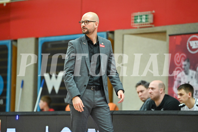 Basketball, Superliga 2023/24, Grunddurchgang 20. Runde, Flyers Wels vs. BC Vienna,
