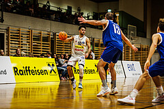 Basketball, Basketball Zweite Liga 2024/25, Grunddurchgang 2.Runde, Mattersburg Rocks, Kufstein Towers, Julian Alper (10)