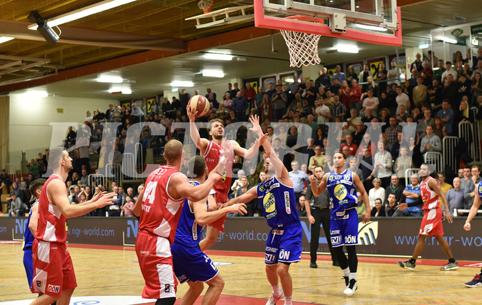 Basketball Superliga 2019/20,  1.Plazierungsrunde Flyers Wels vs. Gmunden Swans


