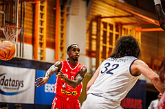 Basketball, win2day Basketball Superliga 2024/25, Grunddurchgang Runde 7, BBC Nord Dragonz, Traiskirchen Lions, Cedric Russell (0)