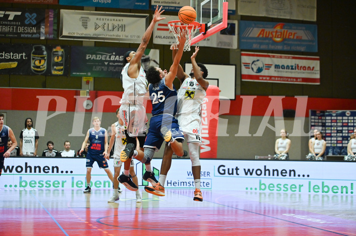 Basketball, Superliga 2023/24, Grunddurchgang 12. Runde, Flyers Wels vs. BBC Nord Dragonz,