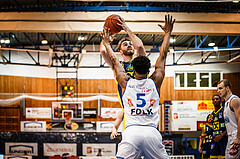 Basketball, bet-at-home Basketball Superliga 2021/22, Grunddurchgang Runde 12, Oberwart Gunners, UBSC Graz, Tanner Giddings (5)