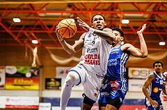 Basketball, win2day Basketball Superliga 2024/25, Grunddurchgang Runde 9, BBC Nord Dragonz, Oberwart Gunners, Rayshawn Mart (3)