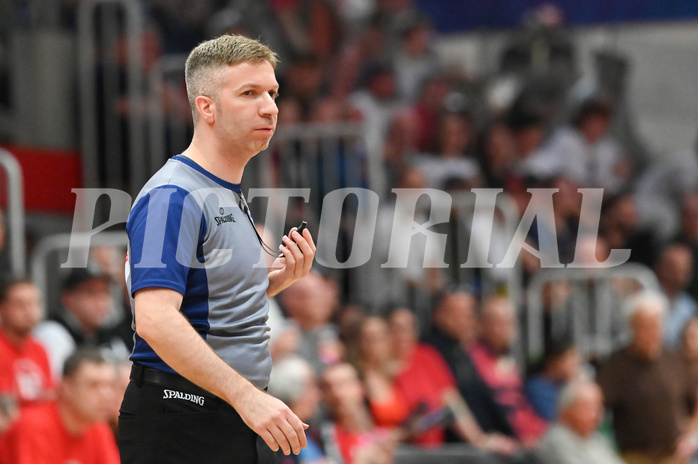 Basketball Superliga 2024/25, Playoff, Viertelfinale Spiel 3, Flyers Wels vs BBC Nord Dragonz,
