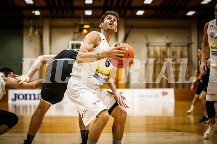 Basketball, Basketball Zweite Liga 2021/22, Grunddurchgang 1. Runde, Mattersburg Rocks, Deutsch Wagram Alligators, Jan NICOLI (6)
