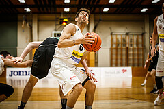 Basketball, Basketball Zweite Liga 2021/22, Grunddurchgang 1. Runde, Mattersburg Rocks, Deutsch Wagram Alligators, Jan NICOLI (6)