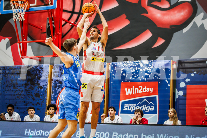 Basketball, Basketball Austria Cup 2023/24, Viertelfinale, Traiskirchen Lions, SKN St. Pölten, Fabricio Vay (11)