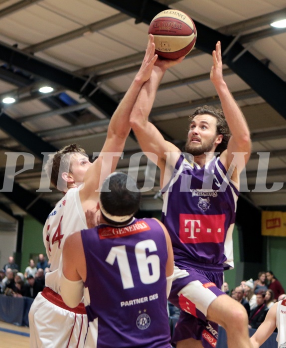 03.02.2019 Basketball ABL 22. Runde   DC Timberwolves vs Traiskirchen Lions 
Im Bild: