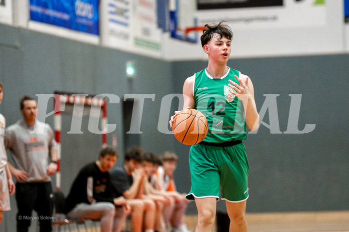 29.03.2025 Österreichischer Basketballverband 2024/25, SLMU16, Basket Dukes vs. KOS Celovec