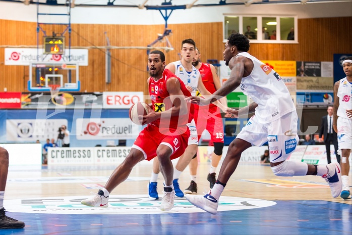 Basketball, ABL 2016/17, Grunddurchgang 21.Runde, Oberwart Gunners, WBC Wels, Lorenzo O'Neal (9), Jamari Traylor (9)